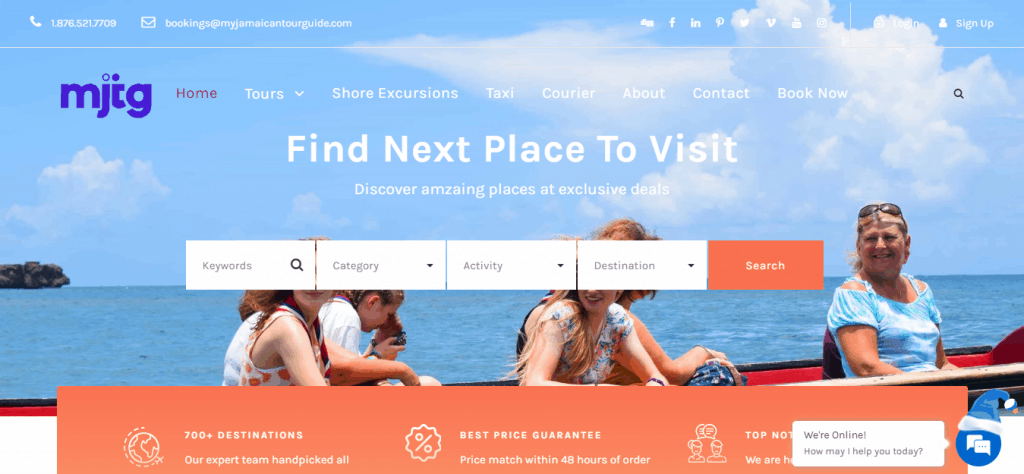 My Jamaican Tour Guide Website