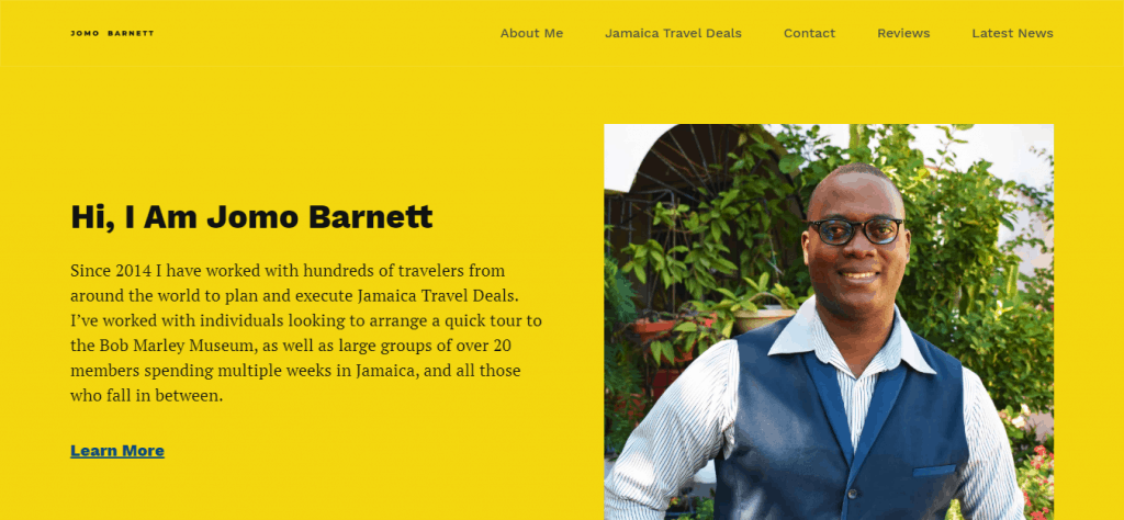 Jomo Barnett's Professional Website
